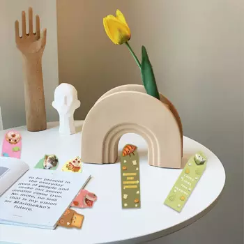 30PCS Cartoon Cute Food Bookmark Reading Pages Books Tagging DIY Decorative Material Students Creative Gifts Aesthetic Bookmark