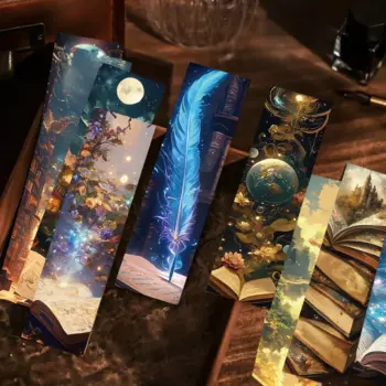 Бумажные закладки для книг 30 шт.