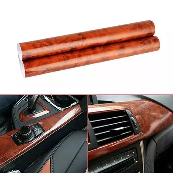 30x100 см высокая глянцевая деревянная наклейка для салона автомобиля «сделай сам», наклейка, пленка для салона автомобиля, глянцевая наклейка под дерево, ПВХ пленка