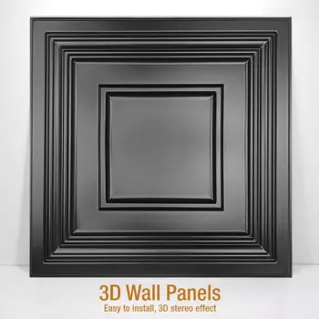 30x30 см ремонт стен дома геометрическая 3D стеновая панель несамоклеящаяся 3D наклейка на стену художественная плитка обои комната ванная комната потолок