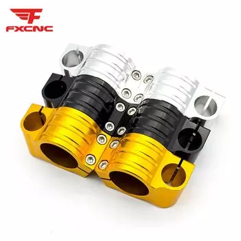 31 мм-55 мм 43 мм 46 мм 50 мм алюминий 7/8 "универсальный мотоцикл с ЧПУ, обычная ручка, руль, зажим на головки, зажимы, аксессуары