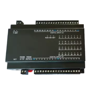 32 DI цифровой вход 232 485 Ethernet LAN RJ45 Modbus RTU TCP IP DIN рейка дистанционный контроллер ввода-вывода A/D коллектор ввода/Вывода модуль