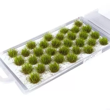 32 шт., имитация модели травы, пучки травы, миниатюрная статическая модель травы, миниатюрные кусты для ландшафтного железного пути