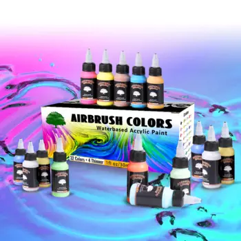 SAGUD набор красок для аэрографа 32 цвета