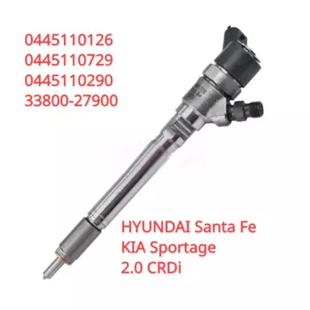 3380027900 0445110126 0445110290 Новая форсунка дизельного топлива для HYUNDAI Santa Fe Tucson/KIA Sportage 2.0 CRDi