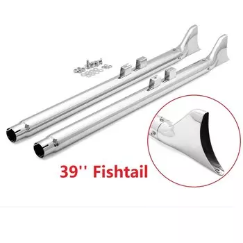 33 "36" 39 "42" глушитель «рыбий хвост» выхлопная труба для Touring Bagger FLHT FLTR FLHR Street Glide FLHX FLHX FLT 95-16 10 11