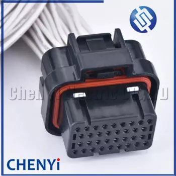 34 Pin/way ECU автомобильный компьютерный разъем PCB plug Socket Oil Gas Connector plug с 2-метровым кабелем 4-1437290-1 6437288-2