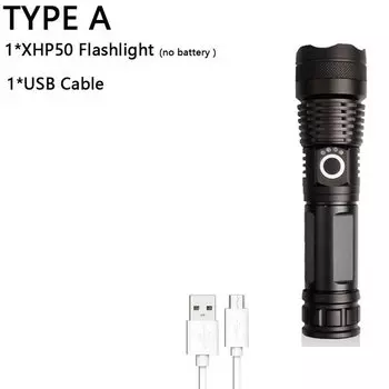 ZK20 тактический фонарик XPH50 алюминиевый