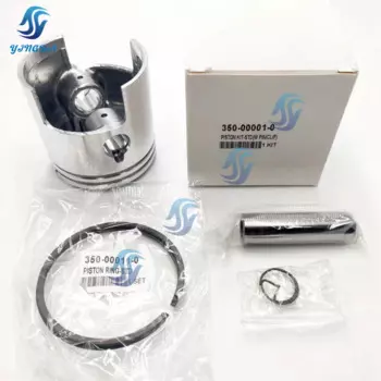 350-00001 Поршень STD 60 мм для подвесного мотора Tohatsu 2T M18E 18HP с поршневым кольцом STD 350-00011-0; 350-00001-0