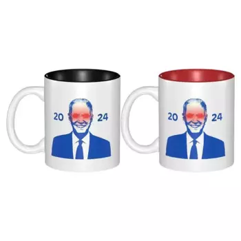 350 мл Керамическая кружка с надписью Vote President Election, забавные кофейные чашки для декора кухни, прочная дорожная кружка для кофе-бара, чая, напитка