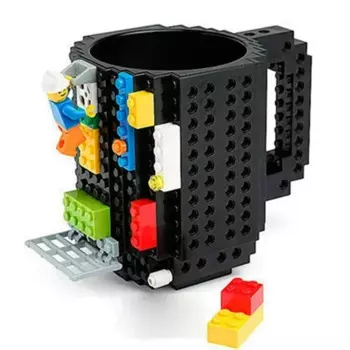 Сборная кружка из пластика Lego 350 мл