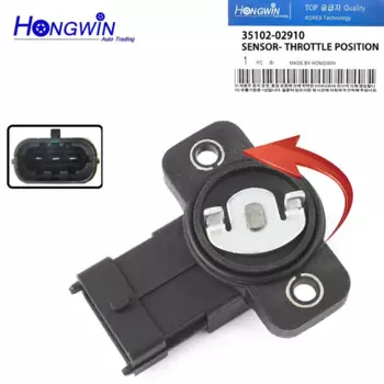 35102-02910 Датчик положения дроссельной заслонки TPS Plug для Hyundai i10 06 Kia Morning Picanto 04-07 3510202910 35170-02000 3517002000