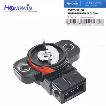 35170-37100 Датчик положения дроссельной заслонки TPS вилка для Hyundai Tiburon Tucson Sonata Kia Sportage Optima Santa Fe TPS4120 3517037100
