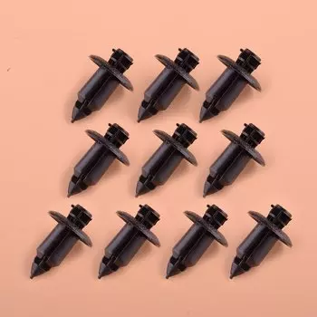 3533394 50 шт., решетка переднего бампера автомобиля, опорная накладка, фиксатор, черный нейлон, подходит для Volvo XC90 V60 V70 S60 S80