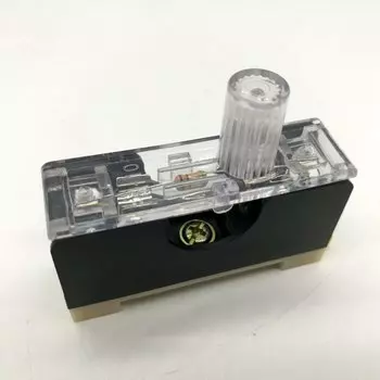 35 мм DinRail 6x3 0 мм стеклянный держатель предохранителя коробка с предохранителем 10A