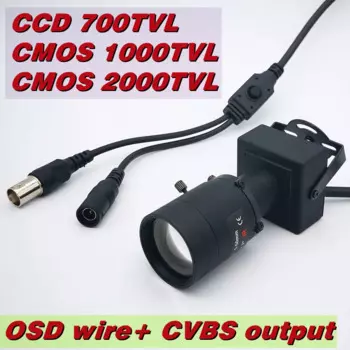 35 мм объектив с длинным фокусным расстоянием 700TVL CCD Effio Camera 2090 Sensor CCTV Security Mini Car overtake Camera с меню OSD