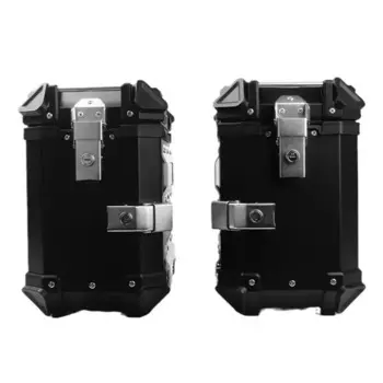 35л/38л мотоциклетные боковые седельные сумки, чемодан, седельная сумка, ящик для инструментов, багажник, замок с ключом, алюминиевый ящик для инструментов, задний шлем, верхний чехол