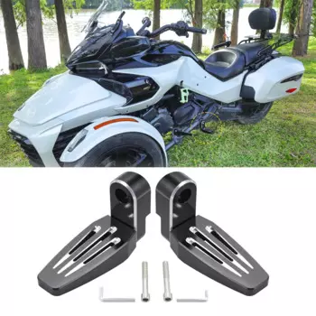 360 ° Регулируемые третий подножки, 3rd Peg, подножки для Can Am Spyder F3 Limited F3-S F3-T, алюминиевые подножки для шоссе