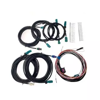 360-градусный жгут камеры заднего вида для автомобиля MQB TIGUAN MK2 PASSAT B8 CC