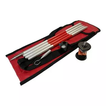 360 градусов + 4-полюсная мини-призма для тахеометра Leica NIKON, замена GRZ101, мини-призма из алюминиевого сплава + 30 мм