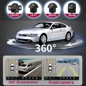 360 Камер Автомобильная панорамная камера 1080P AHD система камер переднего/заднего/левого/правого заднего вида для Android автомобильное радио ночное видение