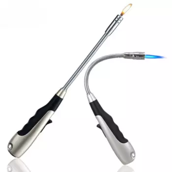 360° Metal Hose Open Flame Lighter 2025 Kitchen Incense Burner Candle Barbecue Igniter Family Assistant Hot Selling