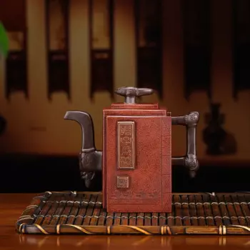 360 мл Исин Фиолетовый Глиняный Чайник Известный Ремесленный Чайник Ручной Работы Сырой Руды Цзыша Чайник Солнце Тzu Искусство Воены Чайник Чайная Церемония Аксессуары