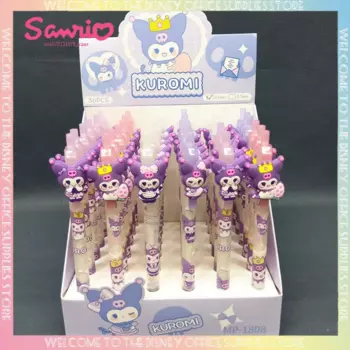36 шт. Новый механический карандаш Sanrio Kuromi, школьные принадлежности, детский подарок, мультяшная ручка