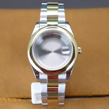 36mm/40mm Stainless Steel Watch Case Bracelet Sapphire For Seiko NH35 NH36 NH38 Miyota8215 Movement 28.5mm Dial Oyster Perpetual