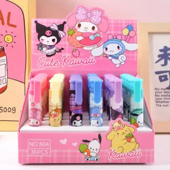 36pcs/ лот Kawaii Sanrio пресс ластик милая мелодия Pochacco написание карандашных ластик рисования канцелярские принадлежности школьные принадлежности