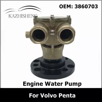 3860703 Водяной насос с крыльчаткой, установленным коленчатым валом для двигателей Volvo Penta OMC V8 Johnson 50410-1201 F6B-9