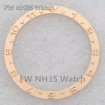 38*30.5mm Ceramic Bezel Insert For SUB GMT 40mm Watch Case Bezel Insert fit NH34 NH35 NH36 Movement Watch Mod Parts Watch Ring