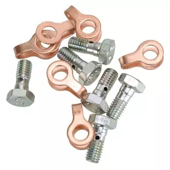 3905307 12 шт./компл. болт обратной линии с набором уплотнений 4942278 Подходит для Dodge Ram Cummins 3,9 5,9 12 В 6BT 1998 1997 1996 1995 1994-1989 гг.