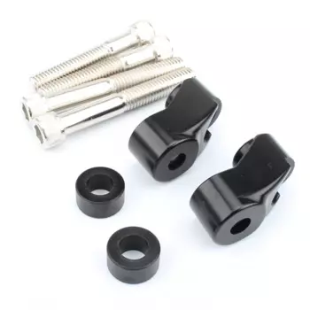 39 мм/49 мм хромированные трубы мотоциклетсветильник поворотник комплект для перемещения передний индикатор крепежный кронштейн для Harley Dyna FXR Sportster