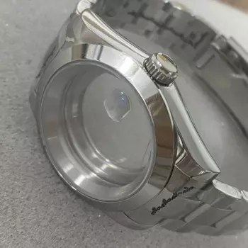 39 мм AK сапфировое стекло + искусственная сталь + сменный ремешок для устриц, вечный ремешок, запчасти для японских часов NH35/ NH36