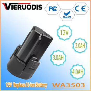 3,0 Ач 2,0 Ач 12 В Аккумулятор для Worx WA3553 WA3504 WA3505 WA3509 для Rockwell RW9300 литий-ионная аккумуляторная батарея для электроинструмента