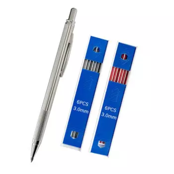 Механические карандаши MROOFUL 3.0 мм черные/красные