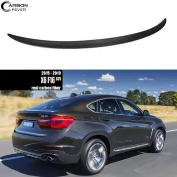 3*3 3k саржевое углеродное волокно аэродинамический задний спойлер для BMW 2015 - 2019 G6 G06 X6M F96