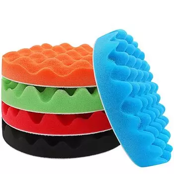 3/4/5/6 дюймов полировальные подушечки для дрели, компаундные полировальные губки для автомобильных полировщиков, 5 шт