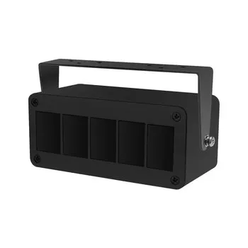 3/4/5/6 Gang DIY Кулисный переключатель Водонепроницаемая алюминиевая панель кулисного переключателя для автомобиля, морской лодки, автофургона, квадроцикла, UTV RZR Off Road