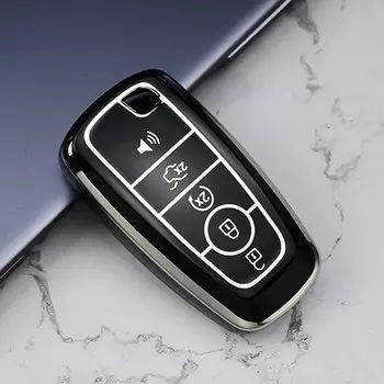 3/4/5 кнопок, держатель брелока из ТПУ для Ford Fusion Edge Mustang Explorer F150 F250 F350 F450, защитный чехол для автомобильного ключа
