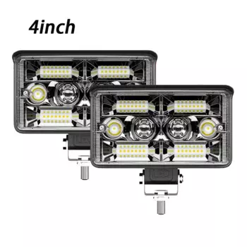 3 "4" 5 "Светодиодная полоса для внедорожного автомобиля, рабочий свет, прожектор для грузовика, квадроцикла, трактора, мотоцикла, противотуманная фара, светодиодная фара 12 В 24 В