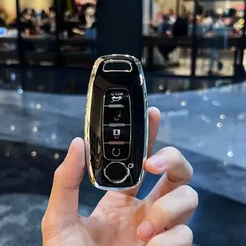 3 4 кнопки дистанционного управления автомобиля для Nissan X-trail T33 Qashqai J12 Teana Altima Ariya 2022 2023 Чехол для ключей из ТПУ, держатель, брелок