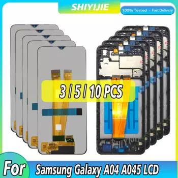 3/5/10 шт. 6,5 ''ЖК-дисплей для Samsung Galaxy A04 A045F A045M ЖК-дисплей сенсорный экран для Samsung A045 A045F/DS дигитайзер