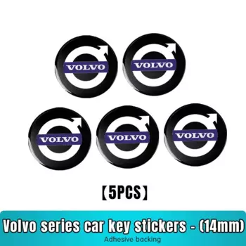 3/5/10 шт., металлические автомобильные наклейки для Volvo XC90, S60, V40, XC60, S80, S40, V70, V50, S90, T6, V60, V90, XC40, XC70