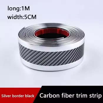 3/5/7 см ширина наклейки на дверь автомобиля из углеродного волокна тюнинг автомобиля противоударные защитные полосы авто порог бампер пленка