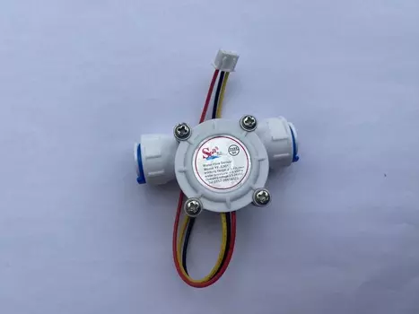 3/8 "Быстрый пластиковый турбинный холл, датчик расхода воды для воды, жидкость Id10 мм