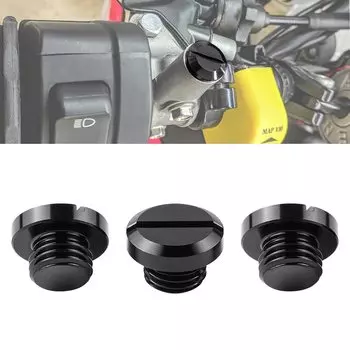 3 алюминиевых болта M10 * 1,25 с отверстием для бокового зеркала для Ducati Scrambler 1100 800 Hypermotard Multistrada 821 939