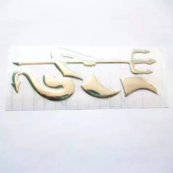 3-цветная 3D автомобильная наклейка Devil, Стайлинг автомобиля, наклейка для MAZDA 3 6 2 CX5 2018 CX-5 CX3 2017 323