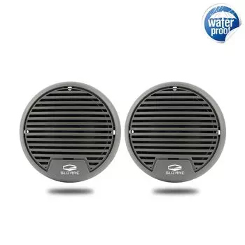 3-дюймовый динамик для лодки Guzare, Водонепроницаемый морской динамик s, черный, 140 Вт, для улицы, УФ-защита, RV, автомобиля, UTV, ATV, спа, трактора, яхты, мотоцикла